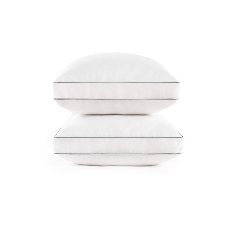 Two pillows stacked together