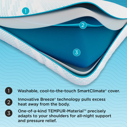 TEMPUR-Breeze ProLo 2.0 Pillow