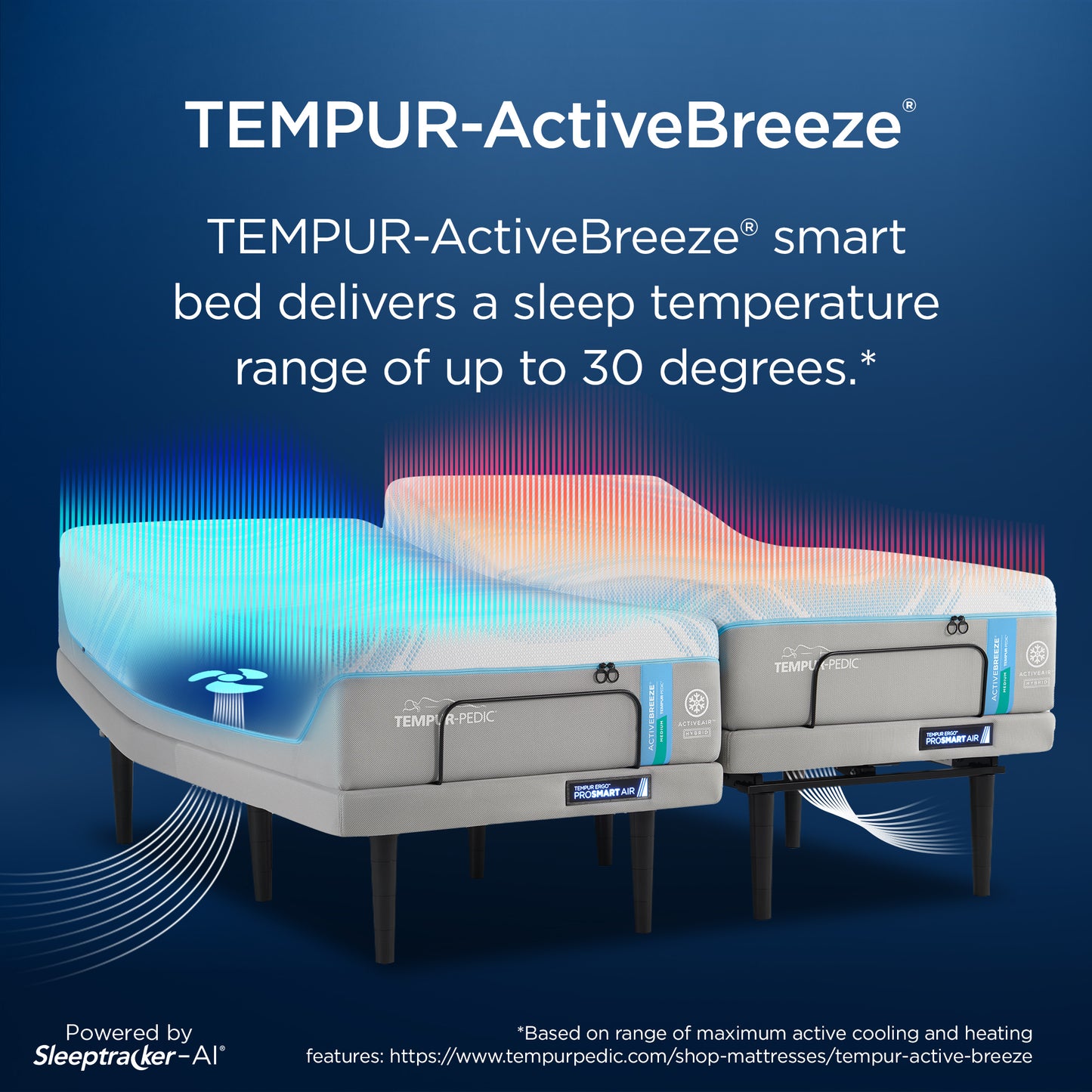 TEMPUR-ActiveBreeze® Smart Bed