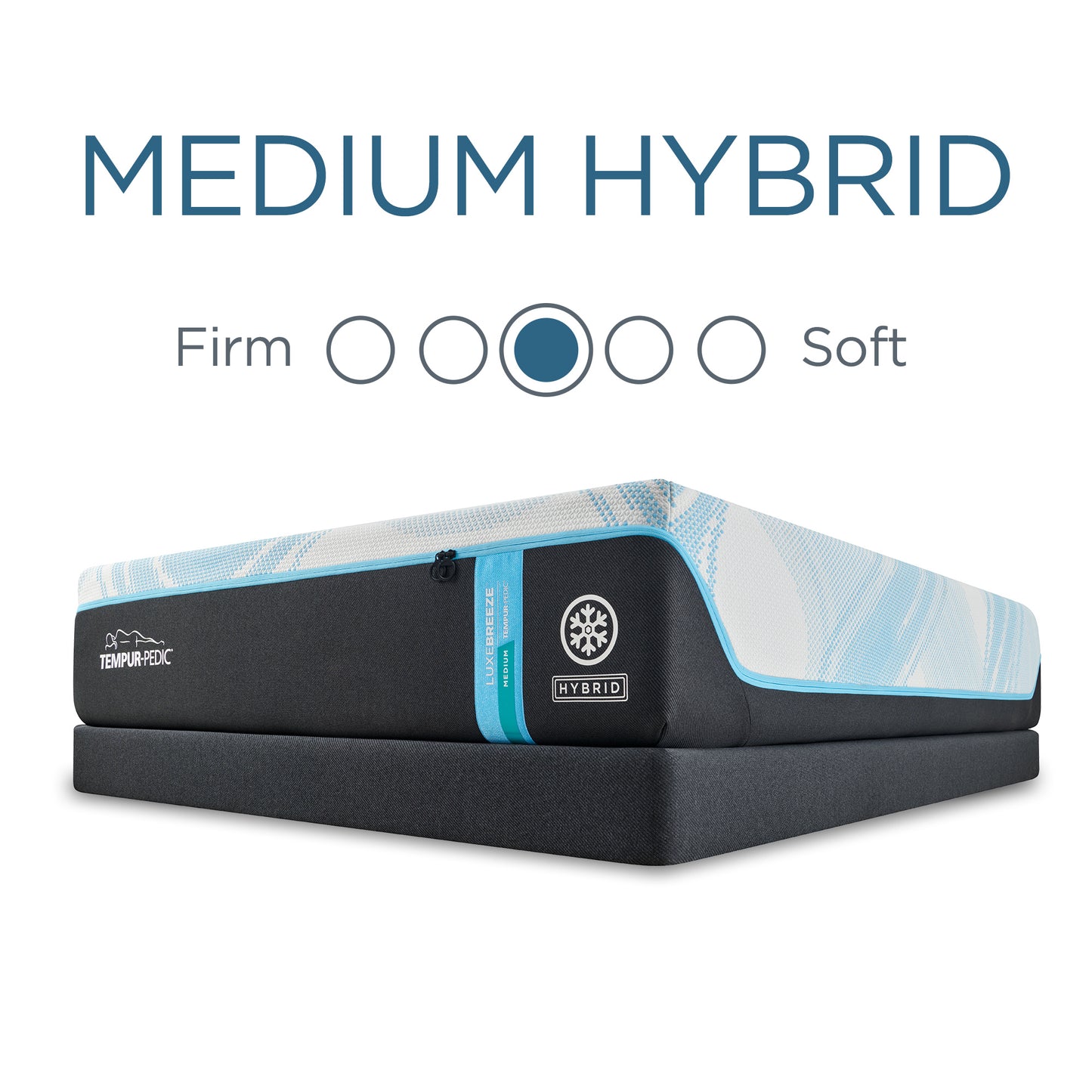 TEMPUR-LuxeBreeze° Medium Hybrid by Tempurpedic™