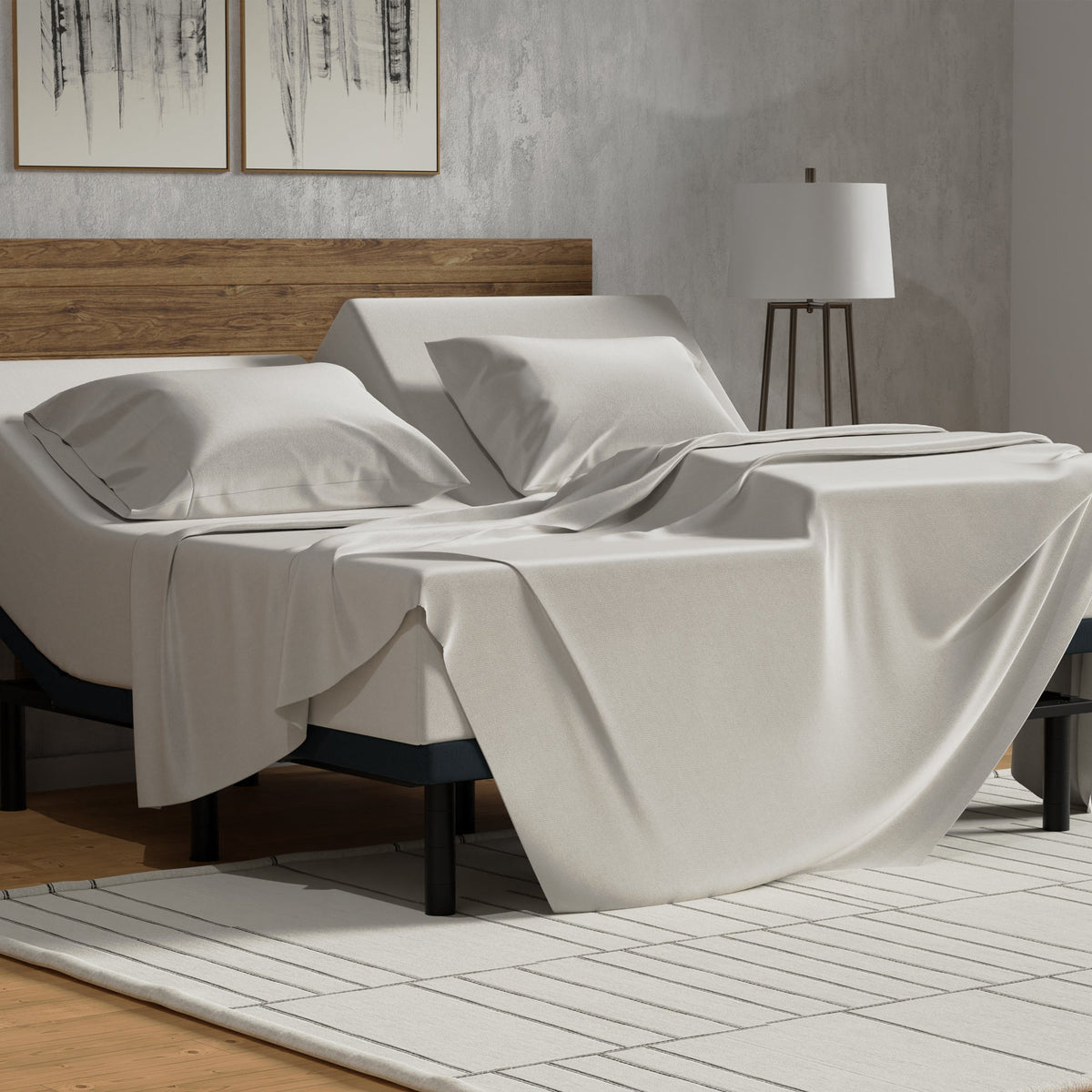 Essentials Sheets angled product view