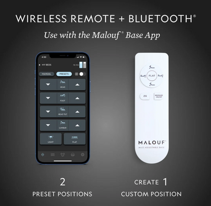 Malouf M455 Smart Adjustable Bed Base