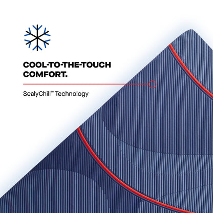 SealyChill technology for cool-to-the-touch comfort