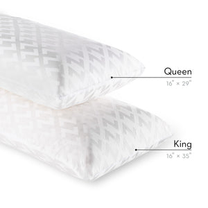 Malouf DOUGH® + Z™ Bamboo Charcoal Memory Foam Pillow