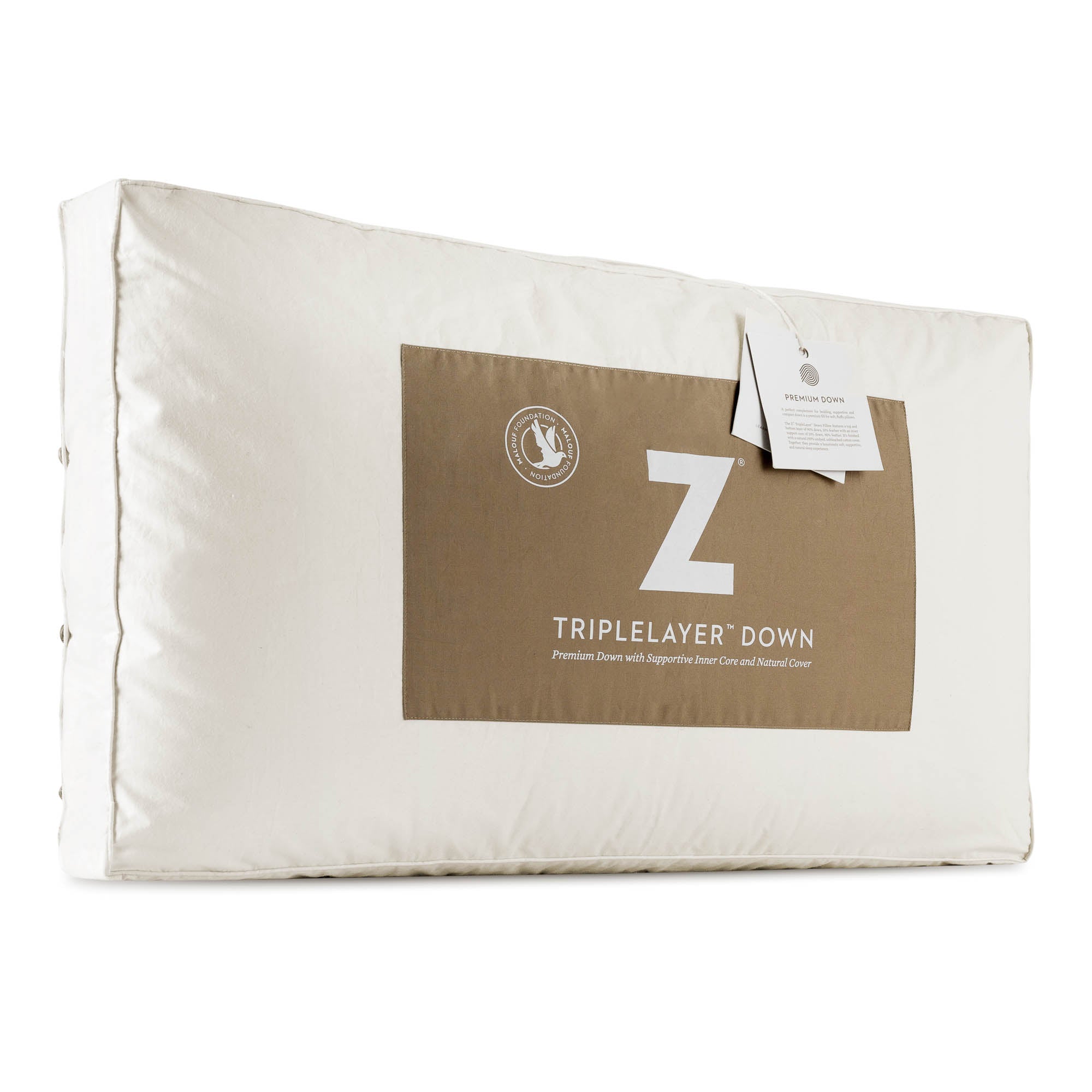 Malouf TripleLayer Down Pillow Sleep Center Direct